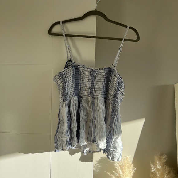 Torrid Blue Striped Babydoll Top - Size 2 - Picture 3 of 4